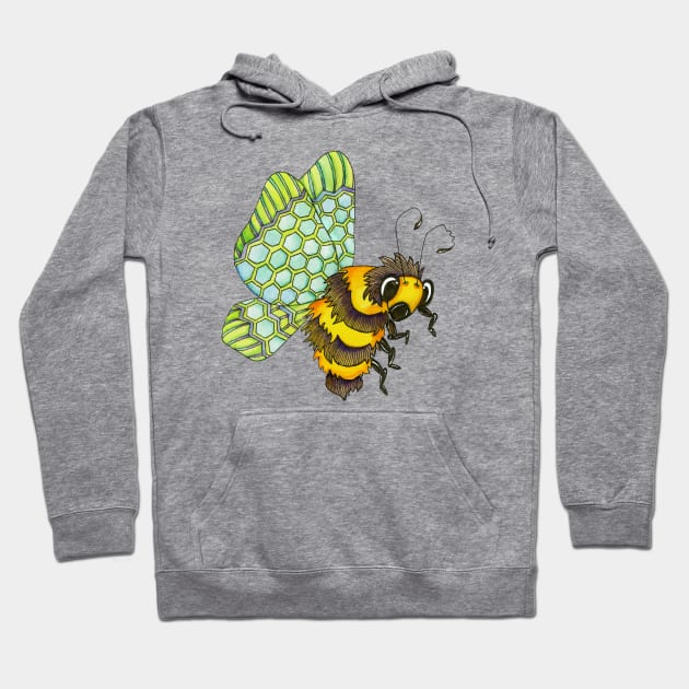 Bumbling Bumblebee Hoodie by BonnieSales